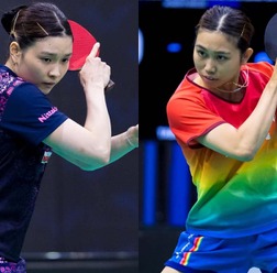 橋本帆乃香、佐藤瞳“Wカットマン”の躍動に公式称賛「堅守と不屈の精神」 日本人対決を制した28歳の奮闘を評価【WTTサン・ジョゼ・ドス・カンポス】