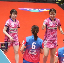 平野美宇、古巣・神奈川に敗戦も若手の躍動に「すごく頼もしい」　デビュー2連戦を終えて「九州としてプレーオフへ進みたい」【Tリーグ】