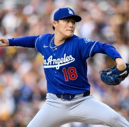 【MLB】山本由伸、7回1安打無失点7奪三振で14勝目　“最速158キロ”米記者称賛の圧巻パフォーマンス「エースに相応しい投球だった」