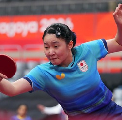 張本美和、北朝鮮のサウスポーにストレート4強入り　日本女子エースが自身初の単表彰台、金メダルへあと「2勝」【アジア大会2026】