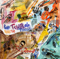 　MTBでツール・ド・フランスを追いかけるイラストレーター、小河原政男さんの個展「ツール・ド・フランスの風景画」が6月2日から24日までモンベルクラブ奈良店で開催される。2、3、16、17日には小河原さんも会場入り。ポストカードや展示イラストも販売される。