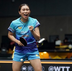 佐藤瞳、世界7位に4-1勝利で日本女子シングルス初の決勝進出 快進撃の28歳カットマンが陳幸同との激闘制しV王手【チャイナスマッシュ2026】