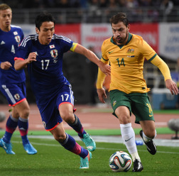 サッカー日本代表がオーストラリアに勝利（2014年11月18日）（c）Getty Images