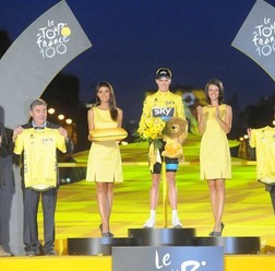 　10月26日にさいたま新都心で開催されるさいたまクリテリウムbyツール・ド・フランスの出場選手が発表された。マイヨジョーヌのフルーム。ポイント賞のサガン、敢闘賞&ラルプデュエズ勝者のリブロン、区間4勝のキッテルなど、海外勢の参加8チームのうち7チーム、28選手