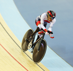 パラサイクリングトラック世界選手権の藤田征樹（2012年8月30日）（c）Getty Images