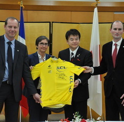 3月22日午前、さいたま市で2014年のさいたまクリテリウムbyツール・ド・フランスの基本合意発表会見が行われた。