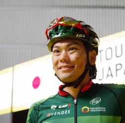 2014ツール・ド・フランスさいたまクリテリウム、新城幸也（ヨーロッパカー）
