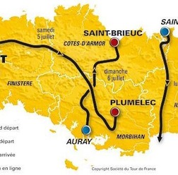 　08年ツール・ド・フランスのコースは10月25日の正午にパリで発表されると、大会主催者のASOが9月28日に明らかにした。大会は08年7月5日から27日までの23日間で、すでにフランス北西部のブルターニュ地方が序盤戦の開催地になると発表されている。