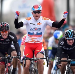 2015年デ・パンネ3日間第2ステージ、アレクサンドル・クリストフ（カチューシャ）が優勝