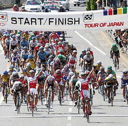 　2日以上の日程で行われるステージレースの中で、国内最大規模となる自転車ロードレース、ツアー・オブ・ジャパンが08年5月18日から25日まで開催される。96年から始まった同大会は、一度SARS（重症急性呼吸器症候群）の余波で中止となったが、08年で12回目の開催となる