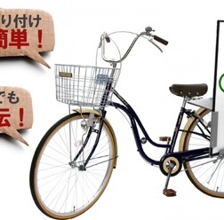 自転車が広告塔に！荷台広告スタンド「チャリ宣」