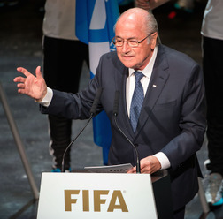 FIFAのゼップ・ブラッター会長 参考画像（2015年5月28日）