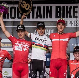 2015年UCI MTBワールドカップ・クロスカントリー第2戦ドイツ男子、ジュリアン・アブサロンが優勝