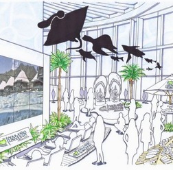 六本木ヒルズ展望台 東京シティビュー内スカイギャラリーにて開催される「ニューカレドニア スカイビーチ～地上250mのリゾート体験～」では、五感でニューカレドニアの魅力が感じられるコンテンツが展開される。