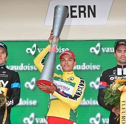 2015年ツール・ド・スイス第9ステージ個人TT、シモン・スピラック（カチューシャ）が総合優勝