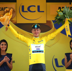 2015年ツール・ド・フランス第5ステージ、トニー・マルティンが総合首位を守る（2015年7月8日）