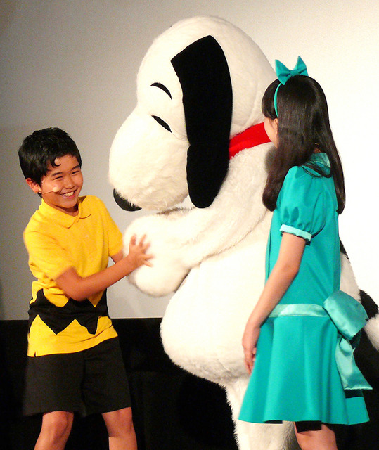 鈴木福、芦田愛菜／『I LOVE スヌーピー THE PEANUTS MOVIE』イベント