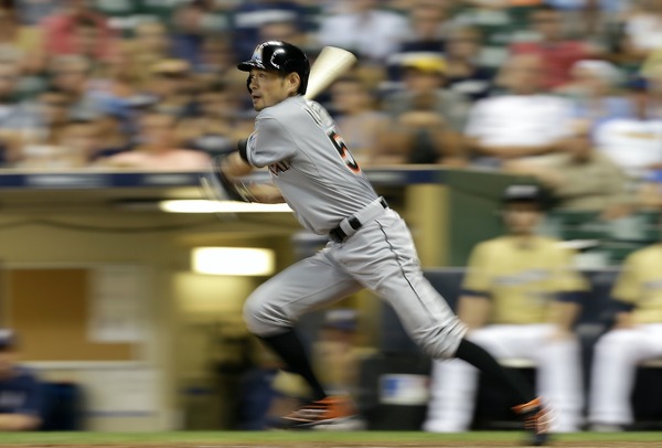 イチロー 参考画像（2015年8月18日）（c）Getty Images