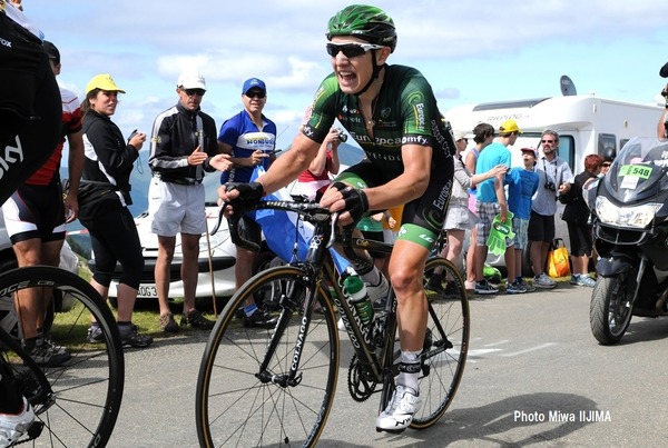 ツール・ド・フランス第16ステージで敢闘賞を獲得したゴチエ