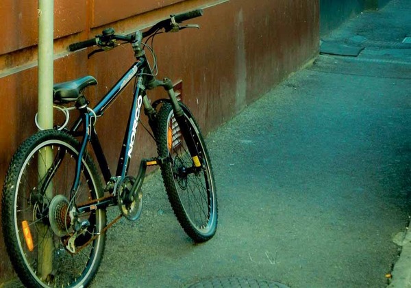 街で見かけた自転車