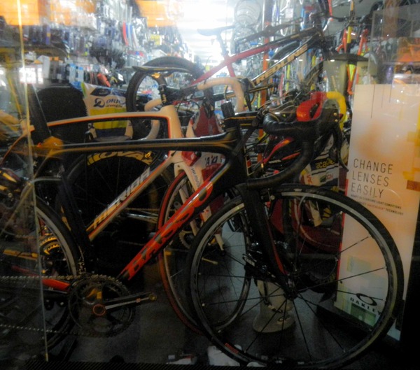街で見かけた自転車