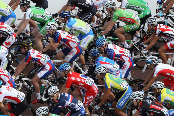 ロンドン五輪 自転車男子ロード 参考画像（2012年7月28日）