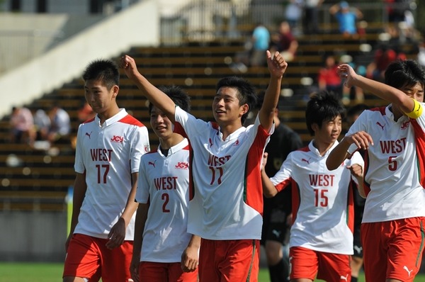 U-15日本ユースサッカー東西対抗戦、最優秀選手賞に奥野耕平