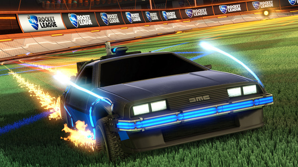 車サッカー『Rocket League』にデロリアン参戦！「Back to the Future」DLCが近日配信