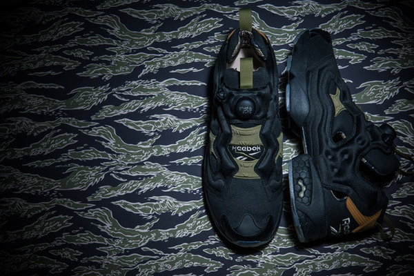 リーボッククラシックの「インスタポンプフューリー」からニューモデル「Instapump Fury Tiger Camo」（1万8,800円）が発売