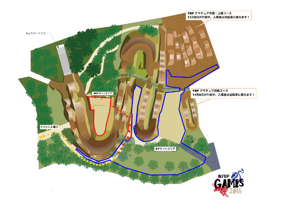 BMXレースとダートジャンプ「YBP GAMES 2015」が開催