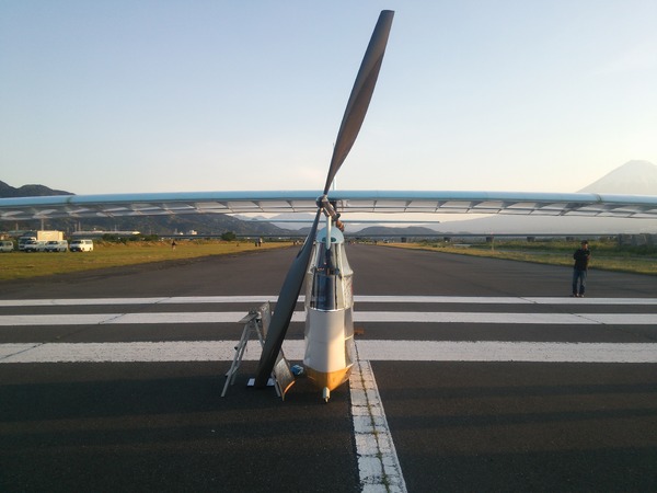 【人力飛行機世界記録】ヤマハのエアロセプシー、天候が味方せず挑戦断念