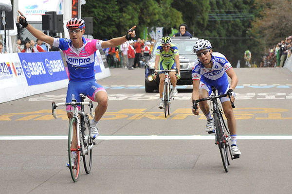　ジャパンカップサイクルロードレースが10月26日に栃木県宇都宮市で開催され、イタリアのダミアノ・クネゴ（ランプレ）が3年ぶり2度目の優勝を果たした。