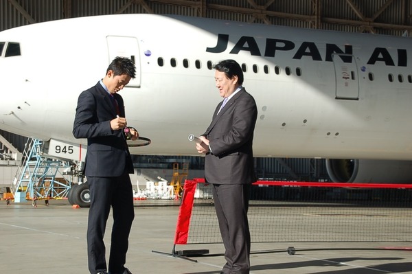 錦織圭、JALとパートナー契約…「新CMも楽しみにしてほしい」JAL植木社長