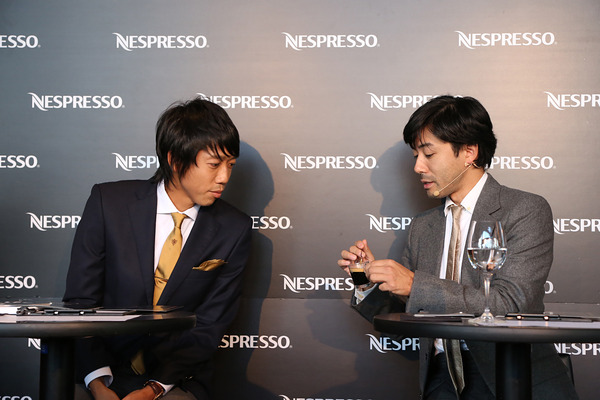 川崎フロンターレ・中村憲剛がコーヒーを試飲に参加「ネスプレッソ ゴールド カプセル コンテスト2015」