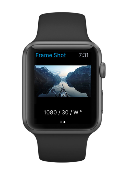 GoProがApple Watchに対応…プレビュー画面の確認などが可能に