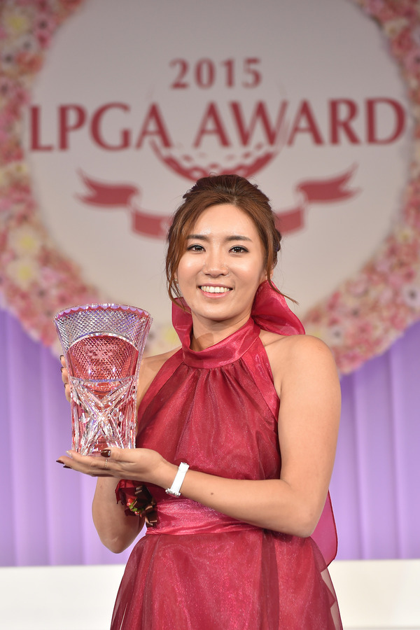 LPGAツアー賞金女王に輝いたイ・ボミ 参考画像（2015年12月5日）