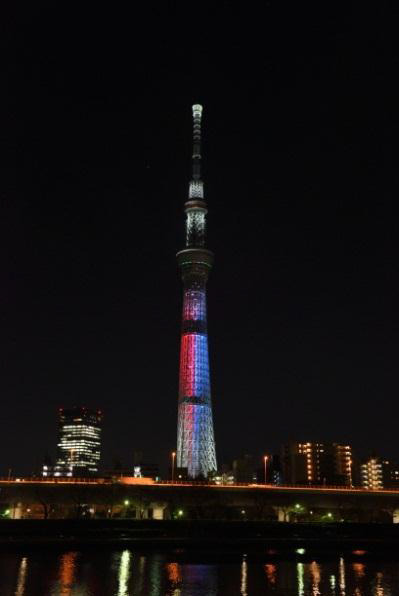 東京スカイツリー、「スター・ウォーズ」公開記念ライティングを再点灯2月8日から