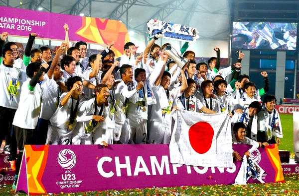 U-23日本代表、アジア選手権制覇…韓国に0-2から大逆転勝利（2016年1月30日）