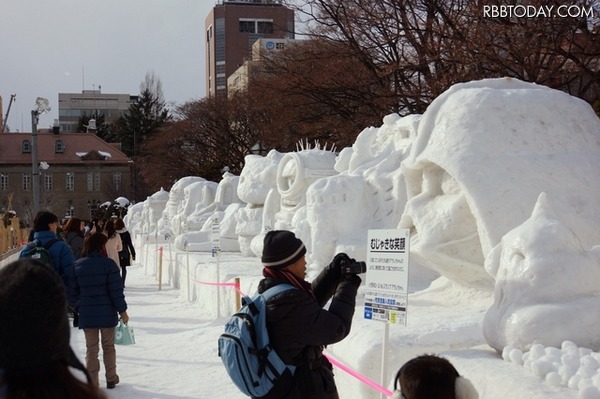 市民雪像