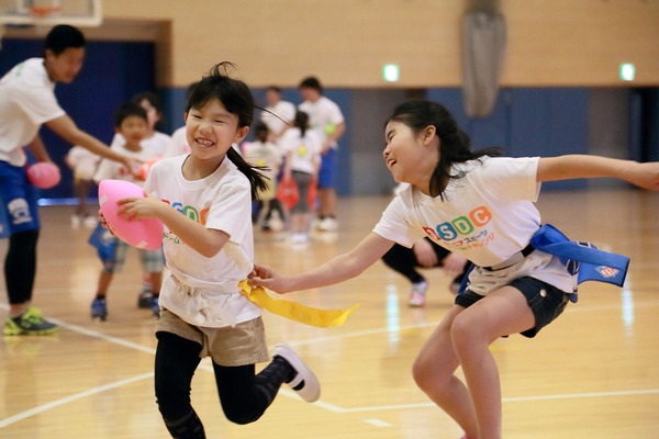 小学生がスポーツに挑戦「ジュニア・スポーツ・ドリーム・チャレンジ」が開催