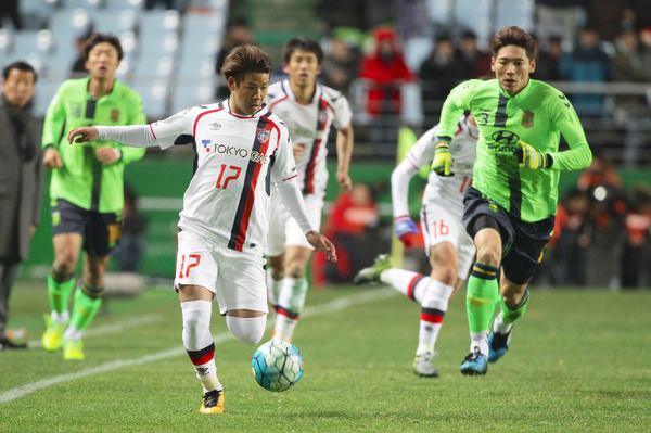 AFCチャンピオンズリーグ、FC東京対全北現代（2016年2月23日）