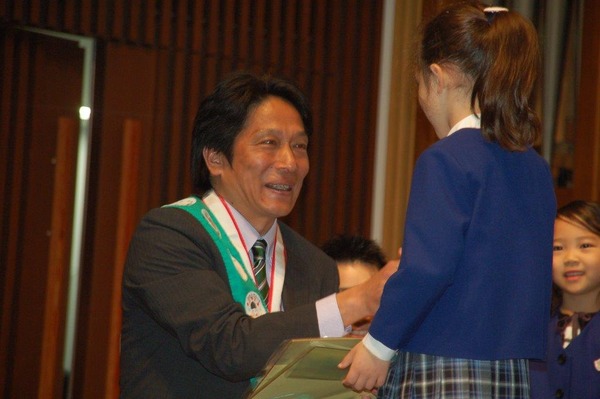 青山学院大学の箱根駅伝優勝報告会（2016年3月5日）