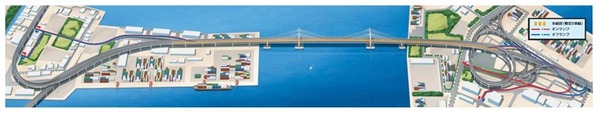 JTB、横浜ベイブリッジ接続橋梁の開通直前ウォーキングツアー開催