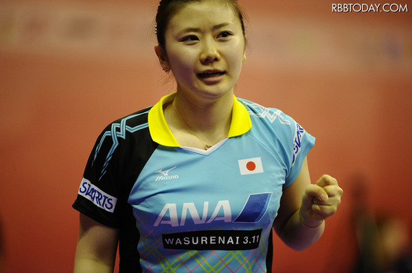 福原愛選手(c)gettyimages