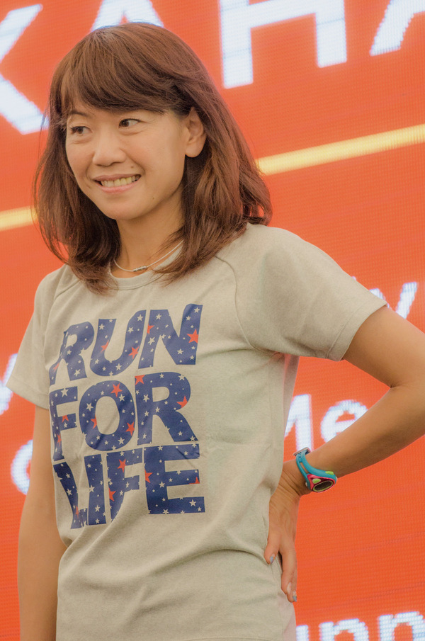 高橋尚子がグアムマラソンインターナショナル2016エキスポでトークショー（2016年4月9日）