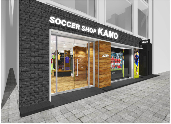 サッカーショップKAMO名古屋店がリニューアル、名古屋グランパスオフィシャルコーナー新設