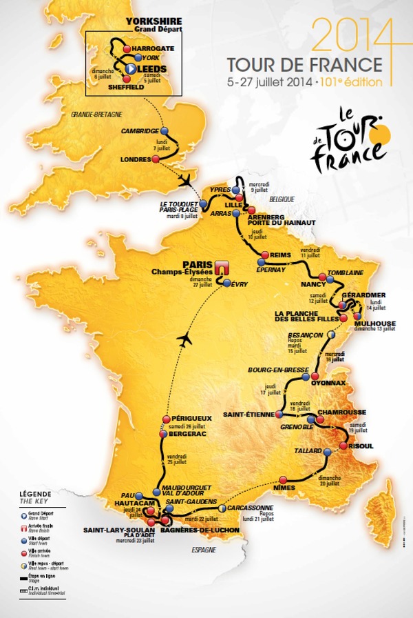 ツール・ド・フランスが各ステージの距離を再計測して修正
