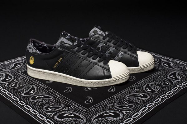 「adidas Consortium Superstar 80v UNDFTD x BAPE(R)」(1万8,000円)