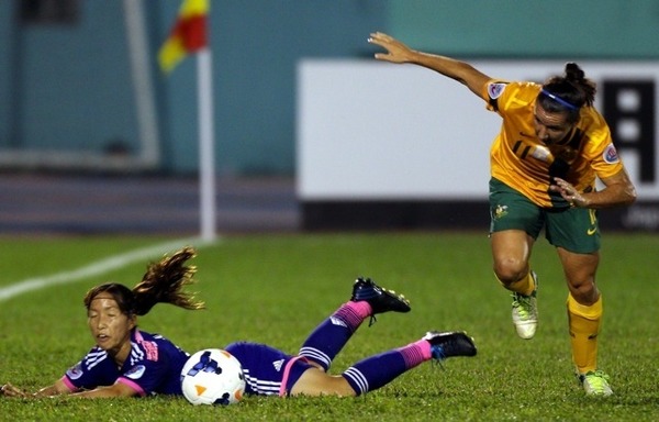 日本対オーストラリア（5月25日、AFC女子アジア杯決勝）　(c) Getty Images