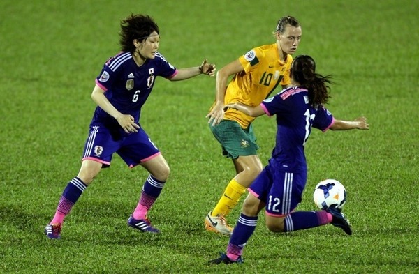 日本対オーストラリア（5月25日、AFC女子アジア杯決勝）　(c) Getty Images